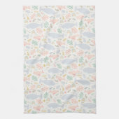 Linge De Cuisine Aquarelle Narwhal et Motif de phoque (Vertical)