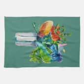 Linge De Cuisine Aquarelle Native Australian Flowers (Horizontal)