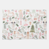 Linge De Cuisine Aquarelle Nutcracker Holiday (Horizontal)