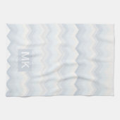 Linge De Cuisine Aquarelle Ocean Shades Chevron (Horizontal)