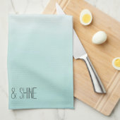 Linge De Cuisine Aquarelle Ombre blanche (Quart Plié)