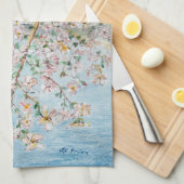 Linge De Cuisine Aquarelle Painterly de Washington DC de fleurs de (Quart Plié)