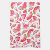 Linge De Cuisine Aquarelle pastèque 1 (Vertical)