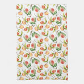 Linge De Cuisine Aquarelle - Pêche fraîche (Vertical)