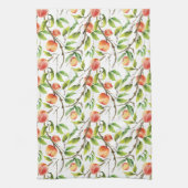 Linge De Cuisine Aquarelle - Pêche fraîche (Vertical)