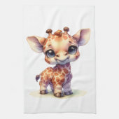 Linge De Cuisine Aquarelle petite girafe (Vertical)