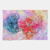 Linge De Cuisine Aquarelle Poinsettias (Horizontal)