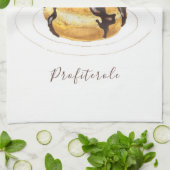 Linge De Cuisine Aquarelle profiterole (Plié)