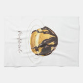 Linge De Cuisine Aquarelle profiterole (Horizontal)