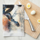 Linge De Cuisine Aquarelle puissante Canne Corso chien (Quart Plié)