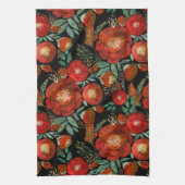 Linge De Cuisine Aquarelle, rose. (Vertical)