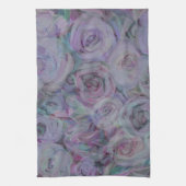 Linge De Cuisine Aquarelle Rose de lavande (Vertical)