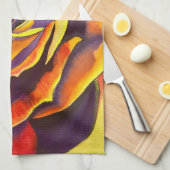 Linge De Cuisine Aquarelle Rose d'or (Quart Plié)