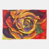 Linge De Cuisine Aquarelle Rose d'or (Horizontal)