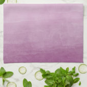 Linge De Cuisine Aquarelle rose Ombre (Plié)