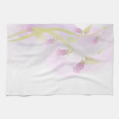 Linge De Cuisine Aquarelle rose pâle (Horizontal)