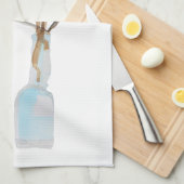 Linge De Cuisine Aquarelle sakura fleurs de cerisier rose (Quart Plié)