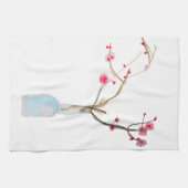 Linge De Cuisine Aquarelle sakura fleurs de cerisier rose (Horizontal)