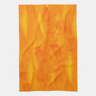 Linge De Cuisine Aquarelle sans couture d'abrégé sur jaune