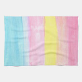 Linge De Cuisine Aquarelle Sunset Horizon Abstraite  (Horizontal)