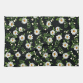 Linge De Cuisine Aquarelle sur noir (Horizontal)