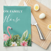 Linge De Cuisine Aquarelle Tropical Floral Beach House (Quart Plié)