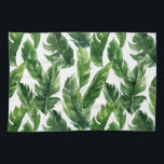 Linge De Cuisine Aquarelle Tropical Greenery Motif Feuille<br><div class="desc">Ajoutez un accent tropical à votre cuisine avec cette serviette de cuisine motif aquarelle. Cette serviette de cuisine tropicale dispose d'une motif feuille  aquarelle. Ce design est disponible dans une variété de produits. Des modèles similaires sont également disponibles.</div>