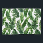 Linge De Cuisine Aquarelle Tropical Greenery Motif Feuille<br><div class="desc">Ajoutez un accent tropical à votre cuisine avec cette serviette de cuisine motif aquarelle. Cette serviette de cuisine tropicale dispose d'une motif feuille  aquarelle. Ce design est disponible dans une variété de produits. Des modèles similaires sont également disponibles.</div>