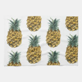 Linge De Cuisine Aquarelle tropicale ananas Motif sans couture (Horizontal)