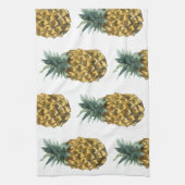 Linge De Cuisine Aquarelle tropicale ananas Motif sans couture (Vertical)