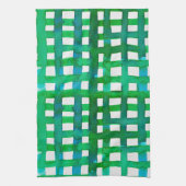 Linge De Cuisine Aquarelle - vert (Vertical)
