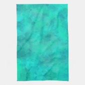 Linge De Cuisine Aquarelle vert ressort (Vertical)