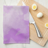 Linge De Cuisine Aquarelle violet (Quart Plié)