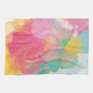 Linge De Cuisine Aquarelles Pastel