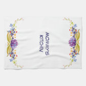 Linge De Cuisine Aquarelles succulentes Cuisine de maman (Horizontal)