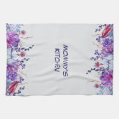 Linge De Cuisine Aquarelles succulentes Je t'aime maman (Horizontal)