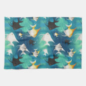 Linge De Cuisine Aquarium Motif (Horizontal)