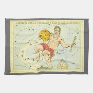 Linge De Cuisine Aquarius, Constellation Vintage, miroir d'Urania
