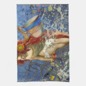 Linge De Cuisine Aquarius Mermaid Bleu gothique (Vertical)