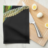 Linge De Cuisine Ara Militaris Perroquet Vert (Quart Plié)