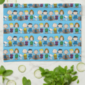 Linge De Cuisine Arachides amis dans une rangée (Plié)