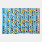 Linge De Cuisine Arachides amis dans une rangée (Horizontal)