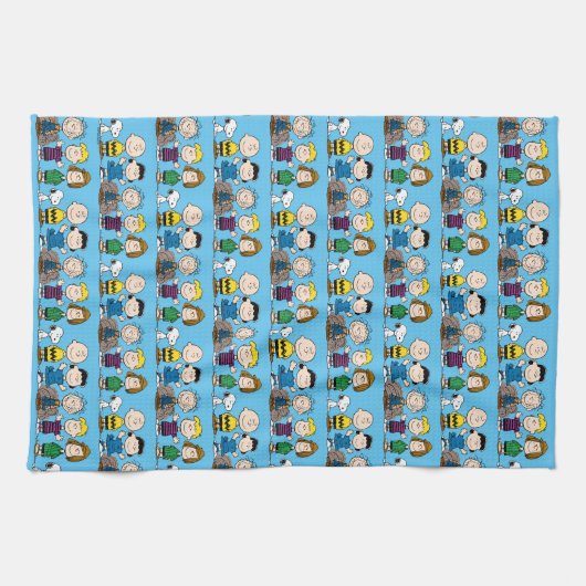 Linge De Cuisine Arachides amis dans une rangée (Horizontal)