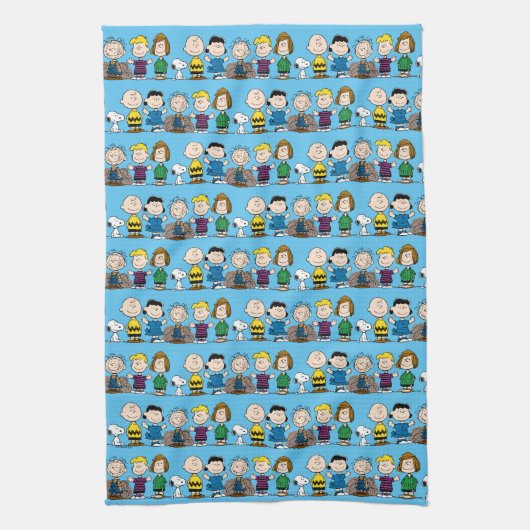 Linge De Cuisine Arachides amis dans une rangée (Vertical)