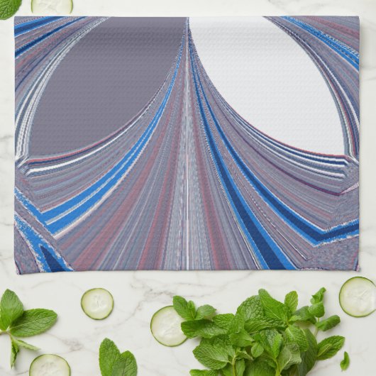 Linge De Cuisine Araignée bleue (Plié)