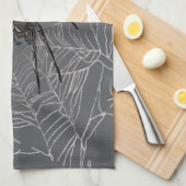 Linge De Cuisine Araignée Noire Et Araignée De Toile D'Araignée (Quart Plié)