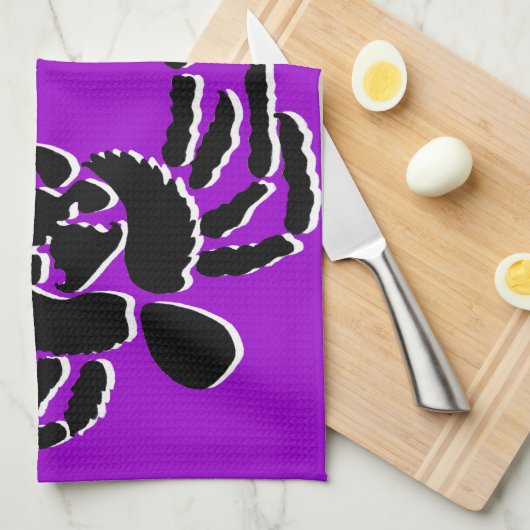 Linge De Cuisine Araignées (Quart Plié)