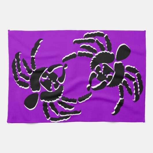 Linge De Cuisine Araignées (Horizontal)