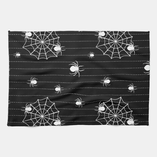 Linge De Cuisine Araignées et arrière - plan web (Horizontal)