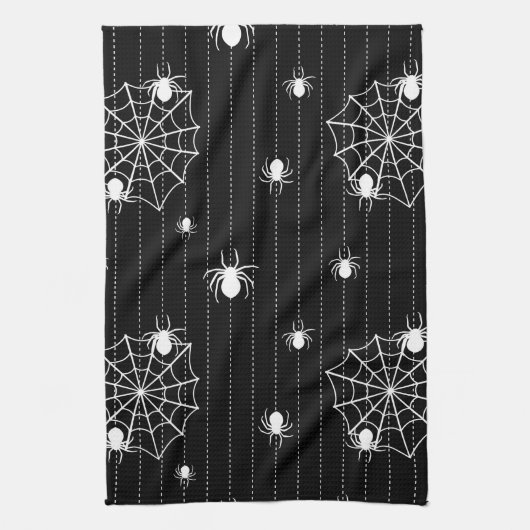 Linge De Cuisine Araignées et arrière - plan web (Vertical)
